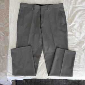 Kenneth Cole Reaction Gray Dress Pants Flat Front